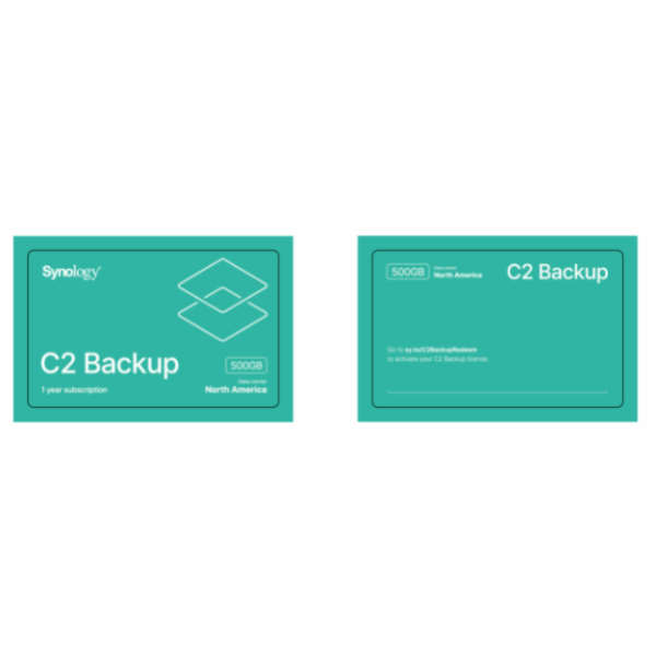 C2 NAS Backup Software C2-BACKUP500G-1Y-EU