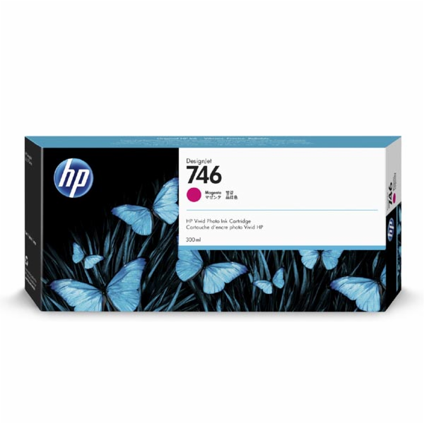 Inkoust HP P2V78A Ink, HP 746 (purpurová)