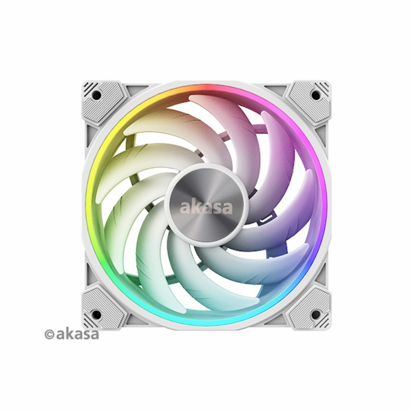 AKASA ventilátor SOHO AR, 12cm ARGB PWM fan, 120x120x25mm...