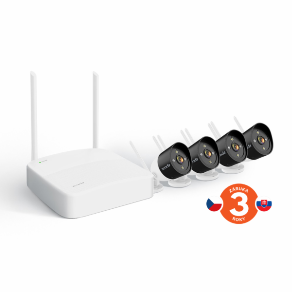 Tenda K4W-3TC - bezdrátový Wi-Fi kamerový set 2K (3MP), N...
