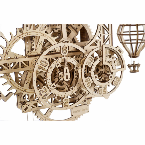 Hračka Ugears 3D dřevěné mechanické puzzle Nástěnné hodin...