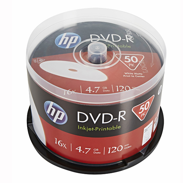 HP DVD-R  Printable  DME00025WIP-3  4.7G