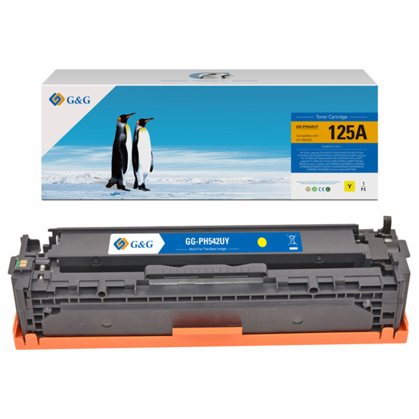 G&G výměna žlutého toneru 125A (NT-PH542UY)