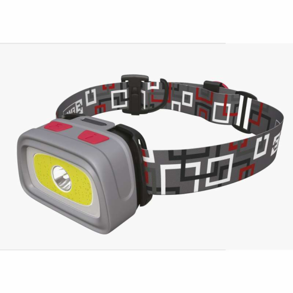 Emos LED čelovka P3531, 330 lm, 65m, 1x CREE + 1x COB + č...