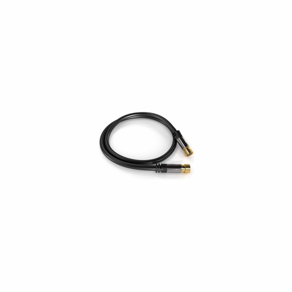 PremiumCord Satelitní antenní HQ kabel F male - F male (1...
