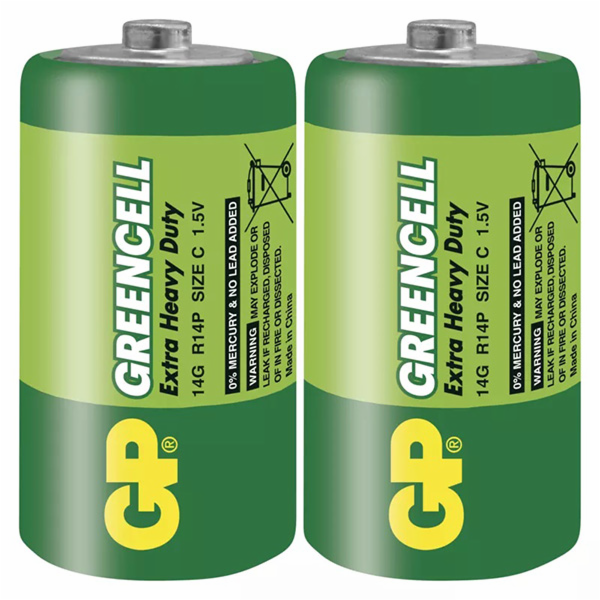 baterie GP 1,5  C  2-pack  blistr/GP Jed