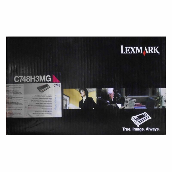 Originální toner Lexmark C748H3MG Purpurová (C748H3MG)