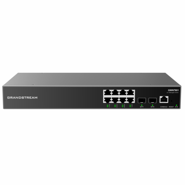 Grandstream GWN7801P Managed Network PoE Switch 8 1Gbps p...