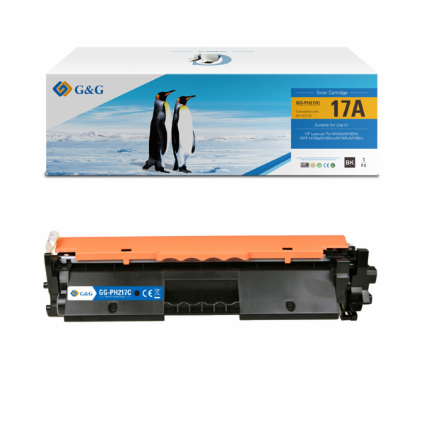 Výměna černé tonerové kazety G&G CF217A pro HP Laserjet P...