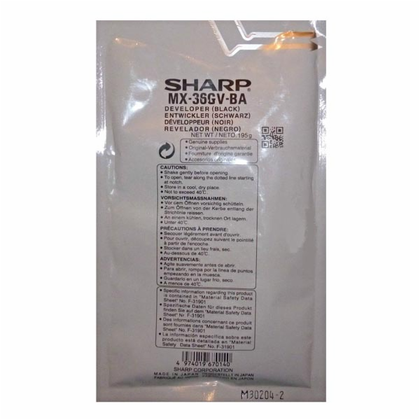 Sharp MX-36GVBA originální černá (MX-36GVBA)