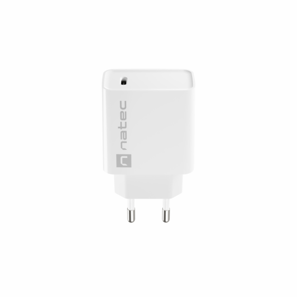 Ribera 1x USB-C 20W nástěnná nabíječka, bílá