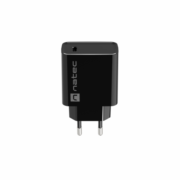 Ribera 1x USB-C 20W nástěnná nabíječka Černá