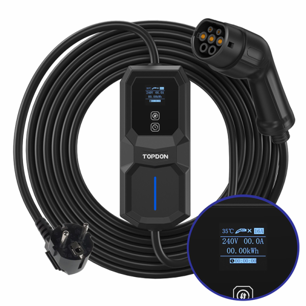 TOPDON mobilní nabíječka pro elektromobily PulseQ AC Port...