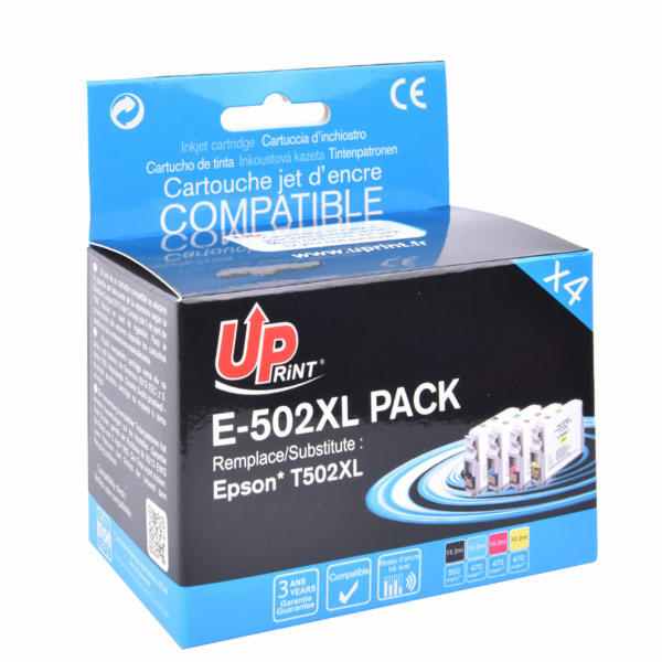 UPrint Kompatibilní inkoust/náplň s C13T02W64010, 502XL, ...