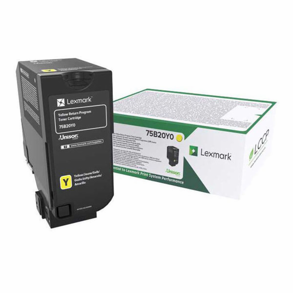 Lexmark Originální žlutý toner 75B20Y0 (75B20Y0)