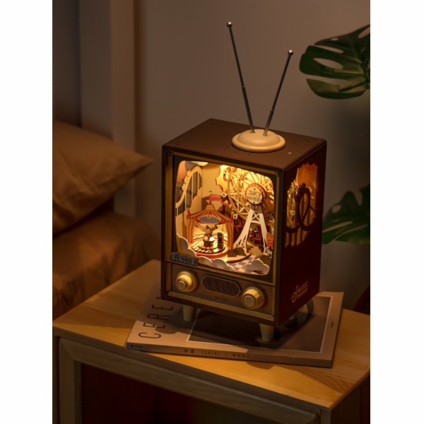 RoboTime 3D dřevěná skládačka hrací skříňky Karneval při ...