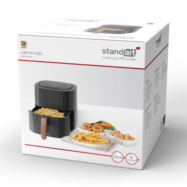 Horkovzdušná fritéza Standart AF40E-R, 1200W