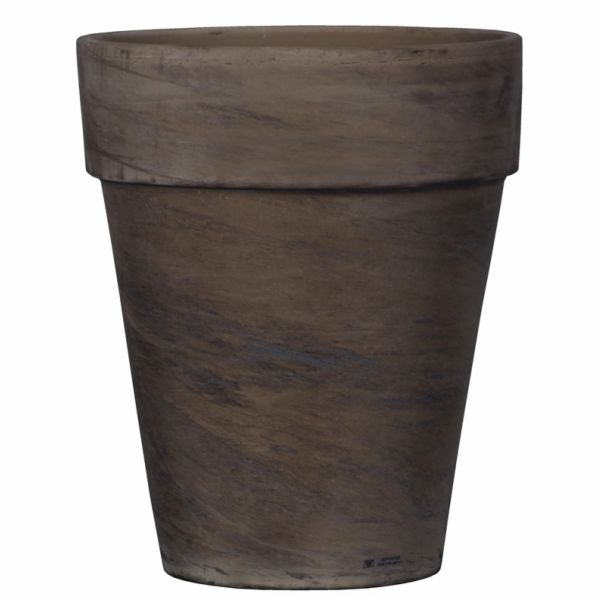 Hrnec Domoletti BASALT, keramika, O 110 mm, tmavě hnědý