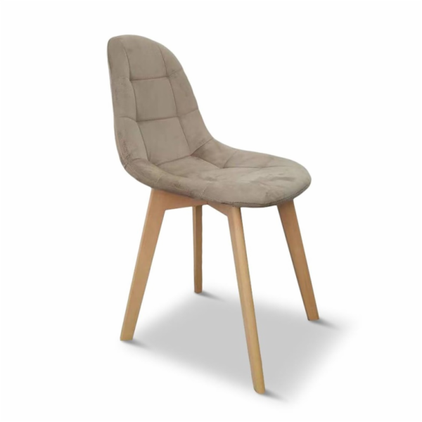 JÍDELNÍ ŽIDLE 85X47X54 ŠEDÝ VELVET