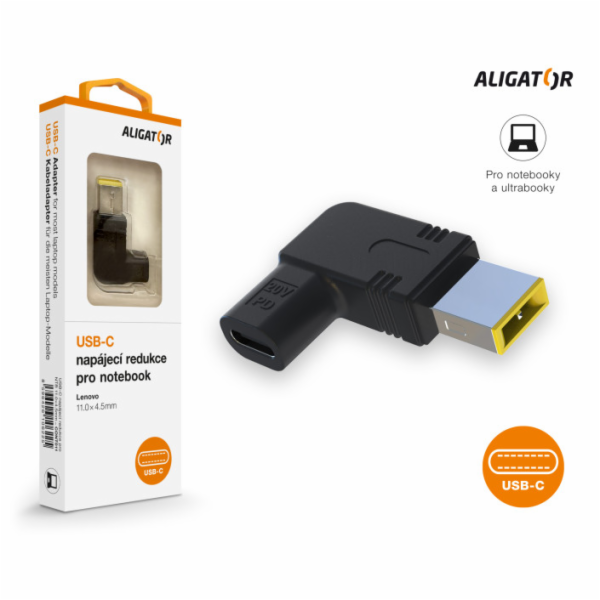 Aligator USB-C napájecí redukce 11 x 4,5 mm pro notebooky...