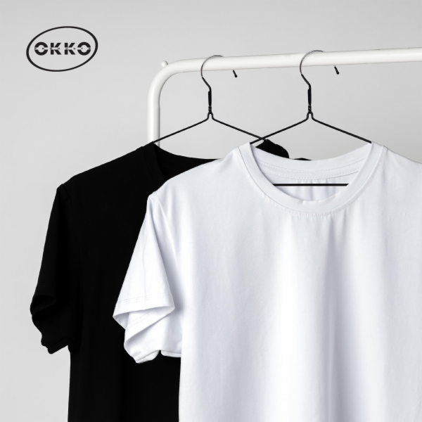 Věšáky černé OKKO, LSMD074, 10 ks