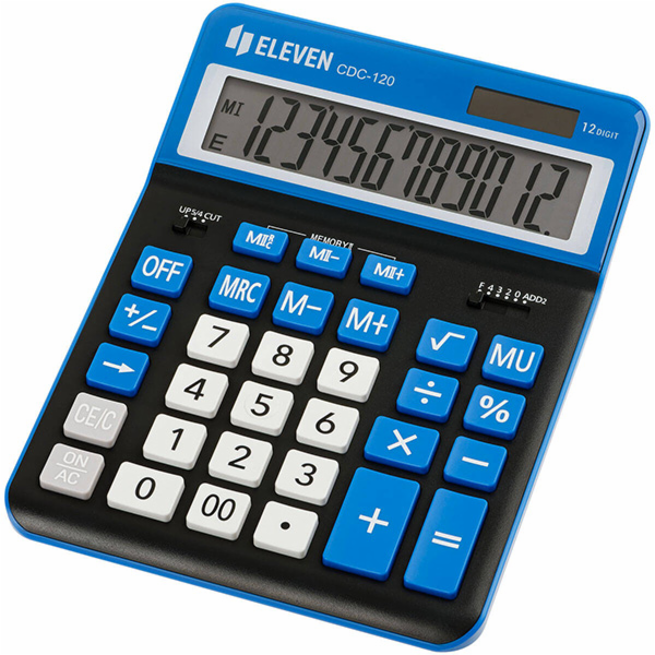 Eleven Kalkulačka CDC-120-BK/NV  černo-m