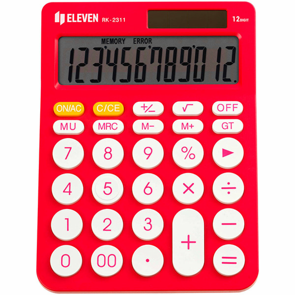 Eleven Kalkulačka RK-2311-PK  růžová/Ele