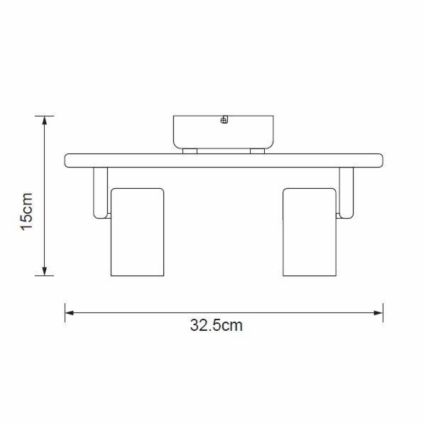 Směrová svítilna Okko Safi GU13014D-2TU10 W, GU10