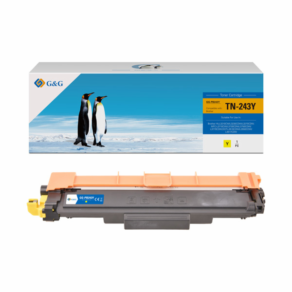 G&G Toner Toner kompatibilní s Brother TN243Y, NT-PB243Y,...