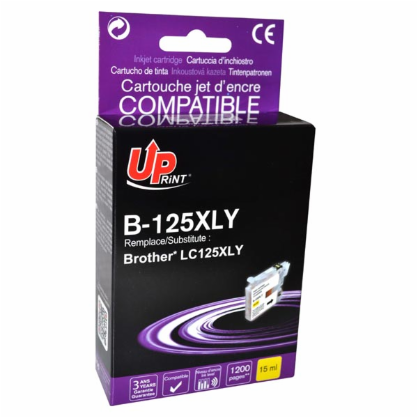 UPrint ink LC-125XLY  B-125XLY  kompatib