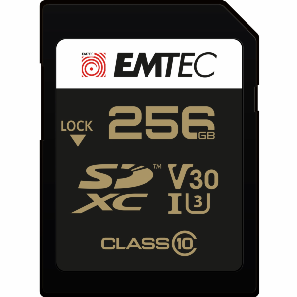 Paměťová karta Emtec SD 256GB UHS-I U3 SpeedIN Pro