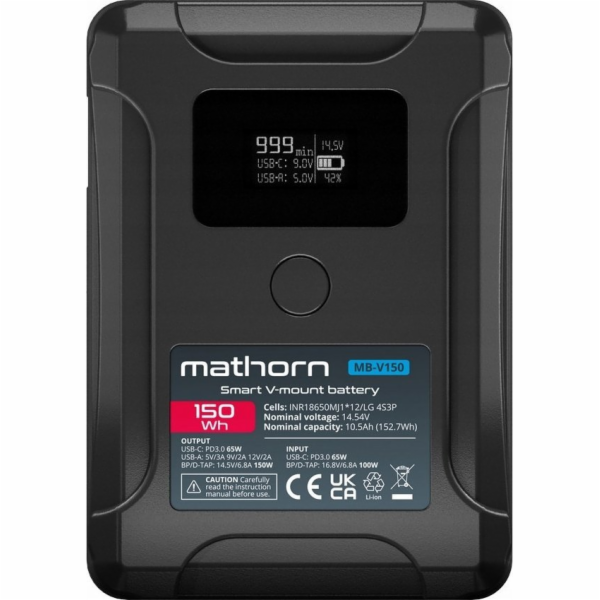Canyon Baterie Mathorn MB-V150 10500mAh PD65W OLED USB-C ...