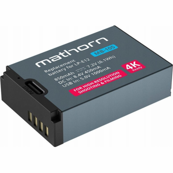 Green Cell Baterie Mathorn MB-105 850mAh USB-C Náhradní b...