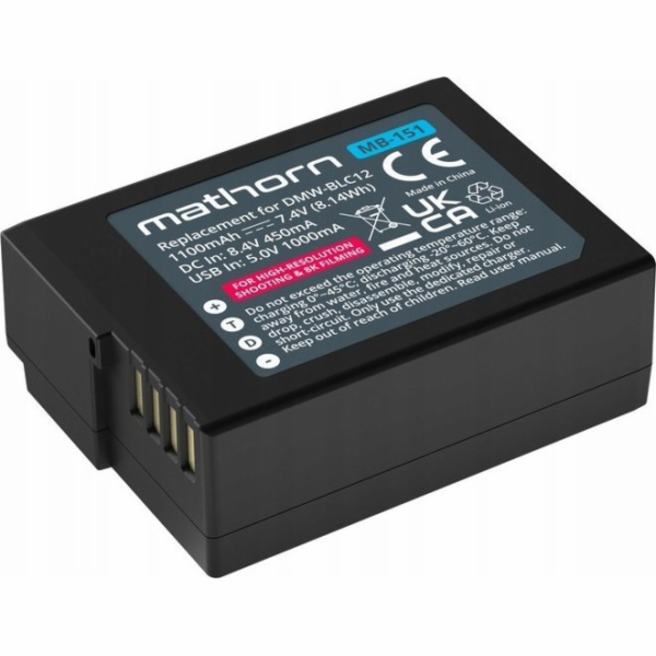 ExtraLink baterie Mathorn MB-151 1100mAh náhradní USB-C D...