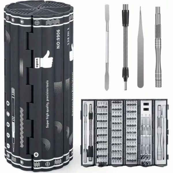 ExtraLink | Sada magnetických klíčů | 128 v 1 přesných šr...
