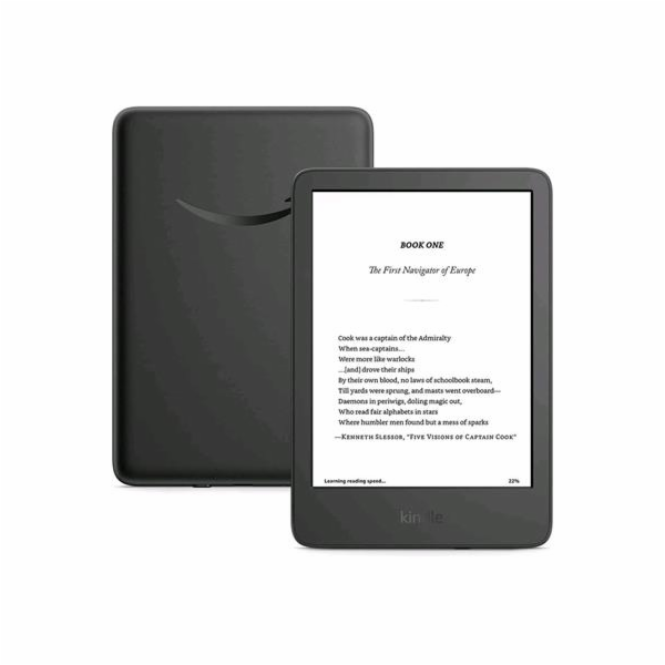E-book Amazon Kindle Touch 2024 (16 GB), black, BEZ REKLAM