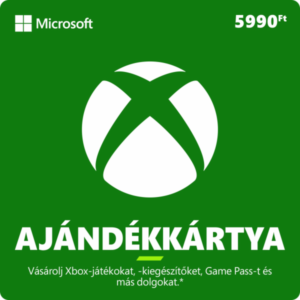 ESD XBOX - Dárková karta Xbox 5990 HUF