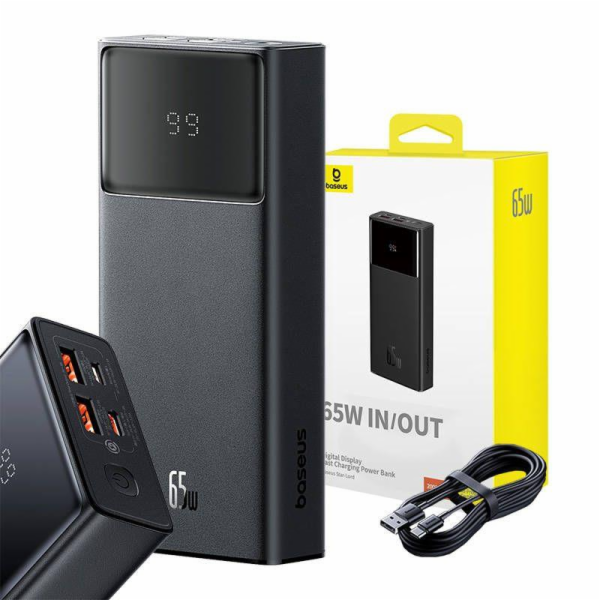 Baseus power banka Star-Lord 20000 mAh 65W 2x USB-A/micro...
