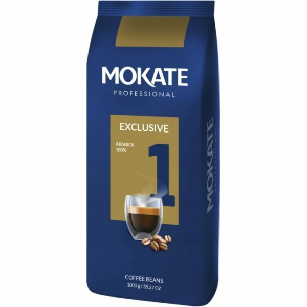 Mokate Professional Exclusive káva, zrnková, 1000 g
