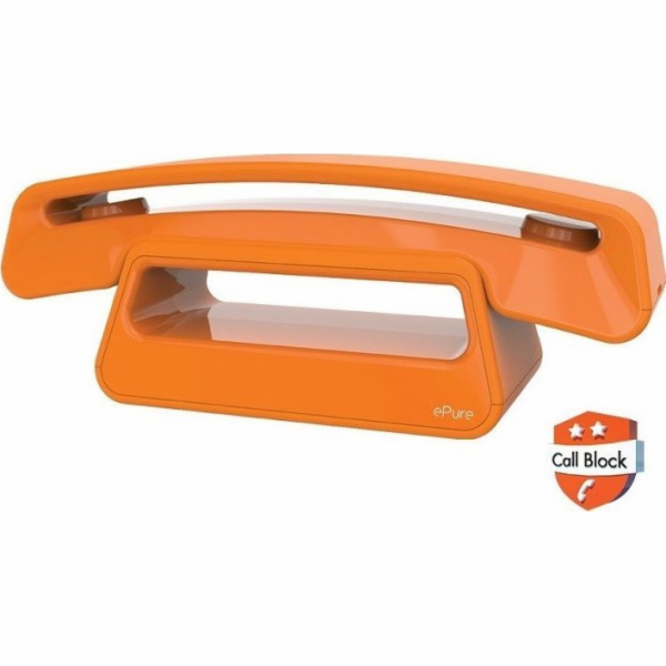 ALCATEL EPURE IKONICKÁ ORANŽOVÁ - DECT TELEFON