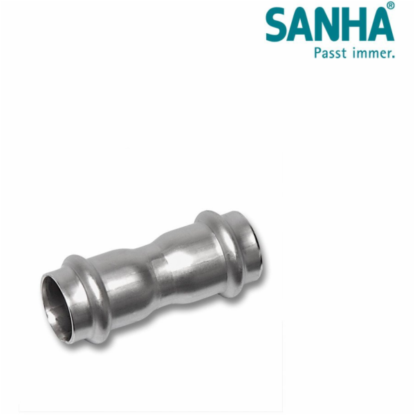 SANHA NIROSAN-Ocelová objímka, nerezová ocel, d90°, d108S...