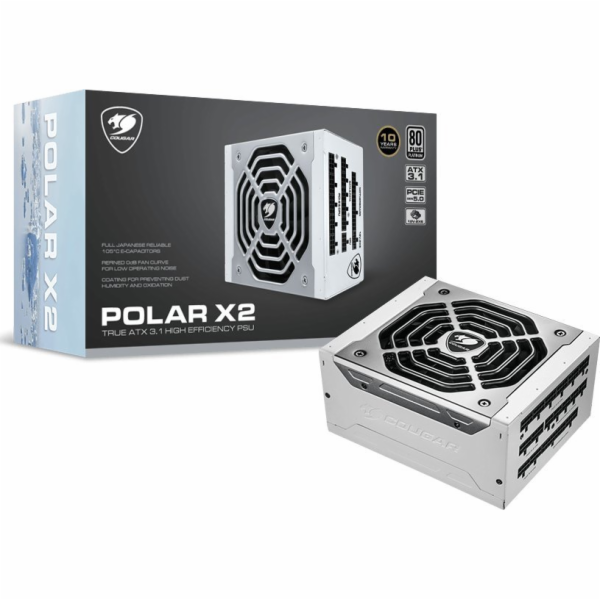 Cougar Netzteil POLAR X2 1050W ATX3.1/80 Plus Plat./Modular