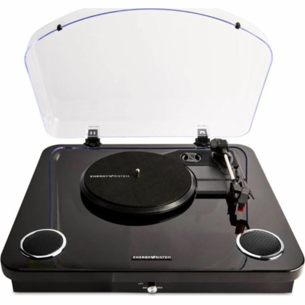 Energy Sistem Gramofon BlackSpin s řemenovým pohonem, čer...