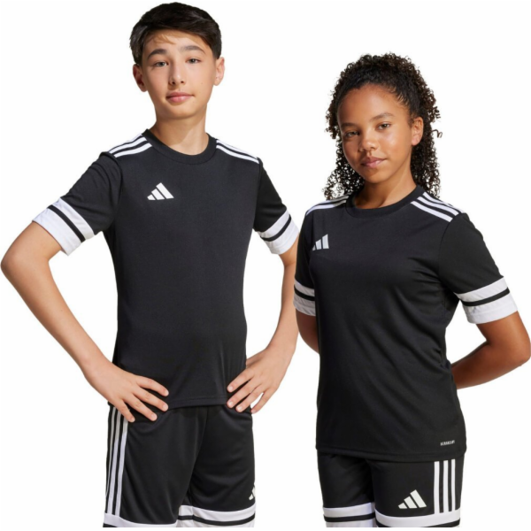 Adidas Dětské tričko Squadra 25 černé JJ0052 140cm
