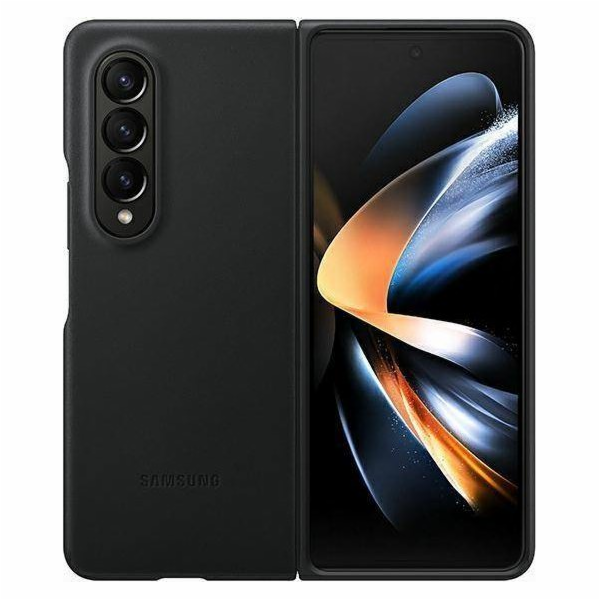 Samsung Kožený kryt pro Galaxy Z Fold4, černý