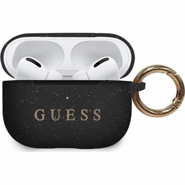 Guess Silikonový ochranný kryt GUACAPSILGLBK pro AirPods ...
