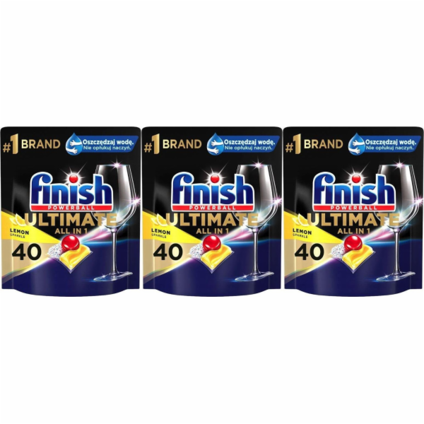 Finish Powerball Ultimate Lemon 120 ks