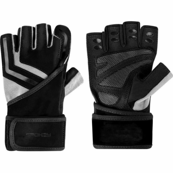 Spokey Fitness rukavice Bolster, černé, velikost XL
