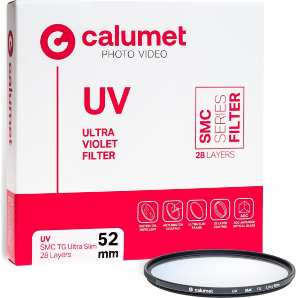 UV filtr Calumet SMC TG 52 mm Ultra Slim 28 vrstev