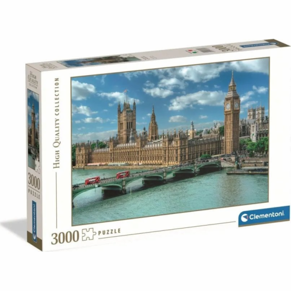 Clementoni Puzzle HQ Parlamentní budovy 3000 dílků (33037)